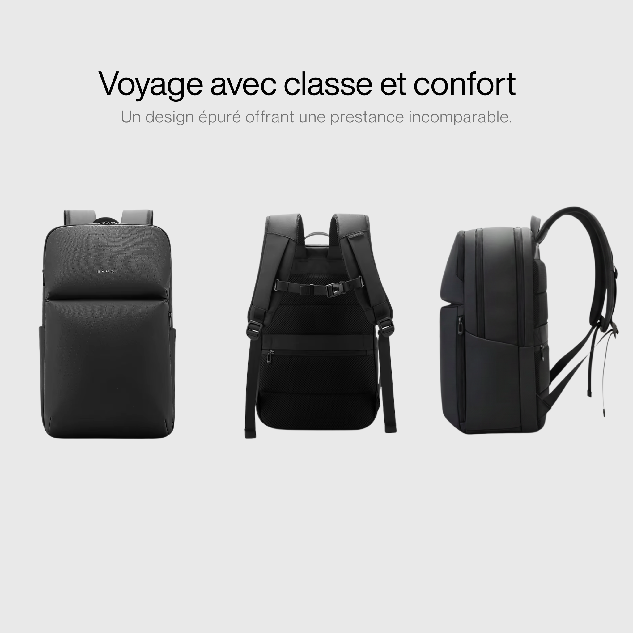 Sac à dos de voyage cabine imperméable pour ordinateur 27L | Homme et Femme