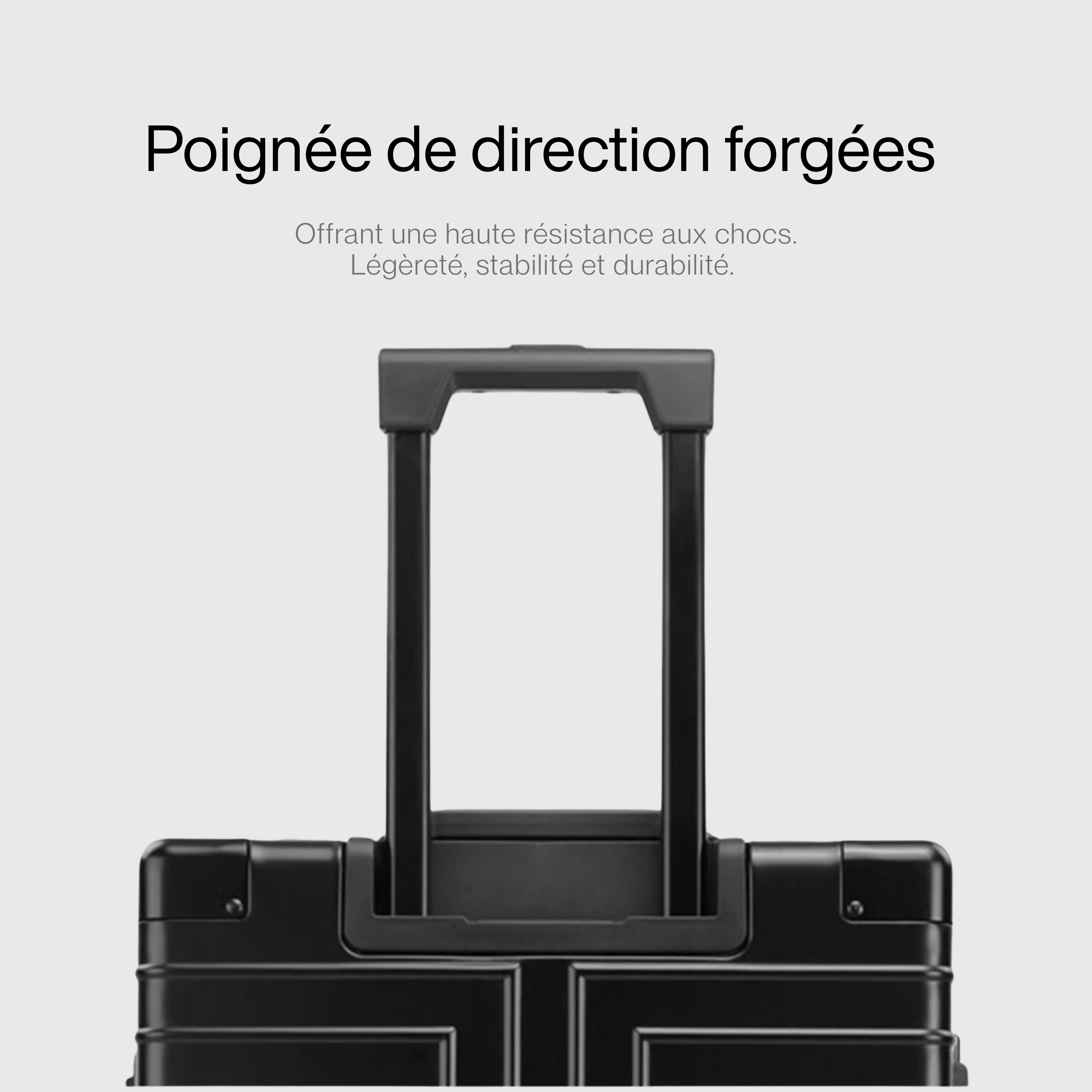 Valise cabine Premium 45L | Coque Aluminium rigide, Fermeture sécurisé Valise cabine Premium 45L | Coque Aluminium rigide, Fermeture sécurisé