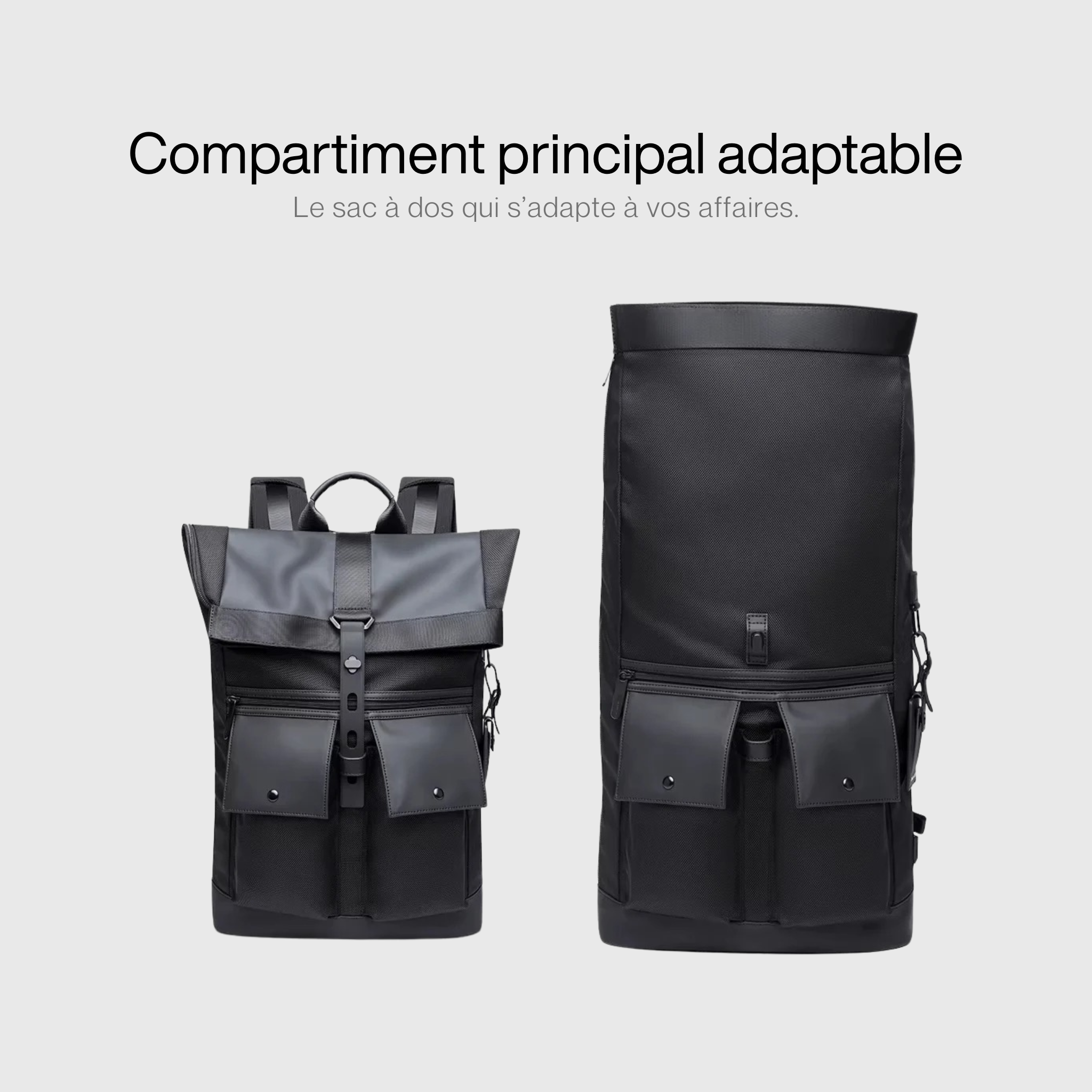 Sac à dos de voyage cabine imperméable pour ordinateur 32L | Homme et Femme