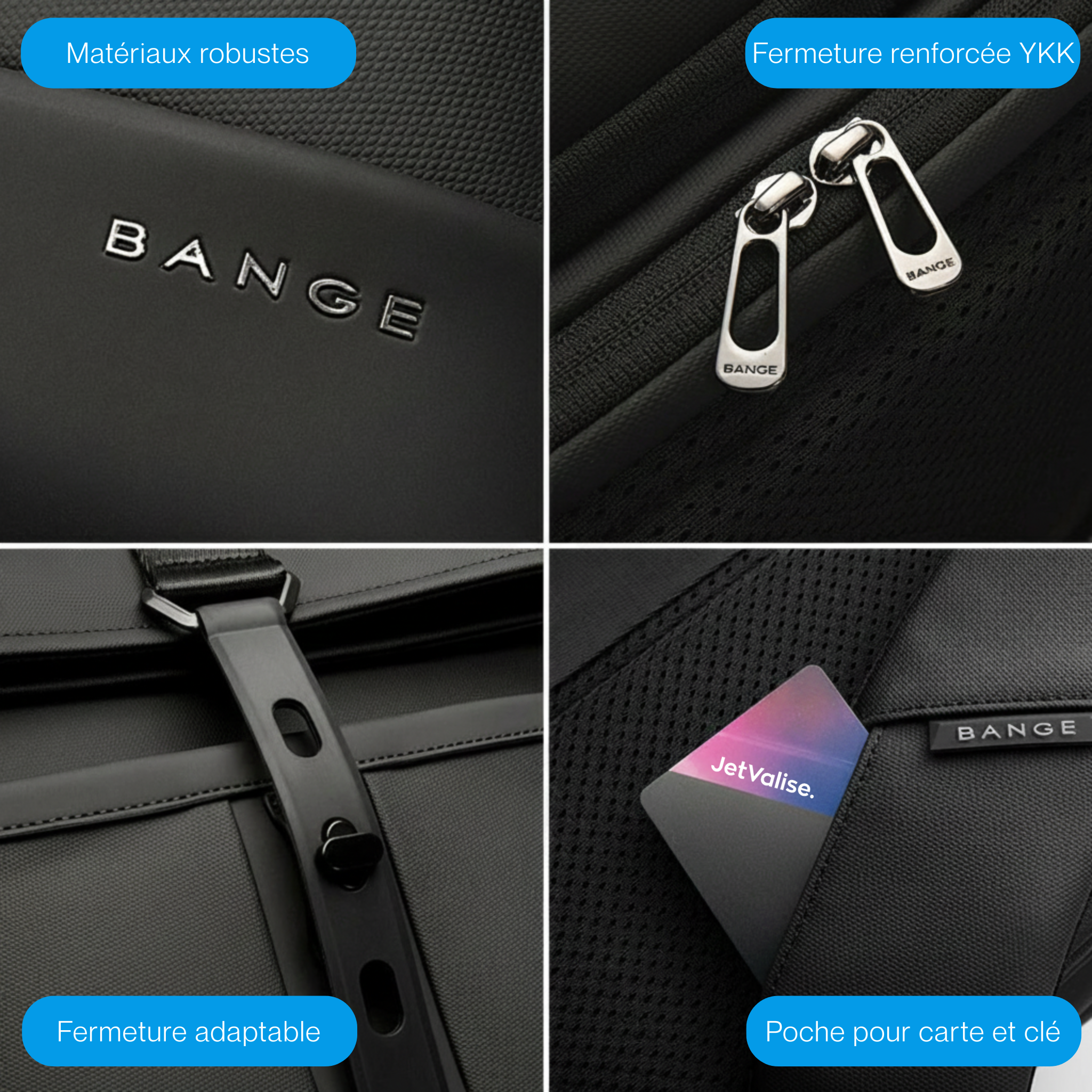 Sac à dos de voyage cabine imperméable pour ordinateur 35L | Homme et Femme